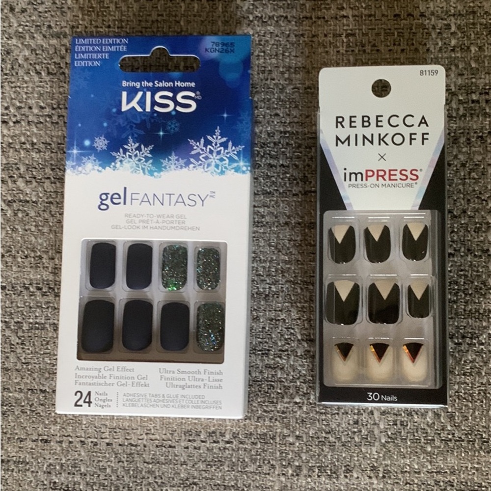 BRAND NEW IN BOX Press on nails (2 boxes)